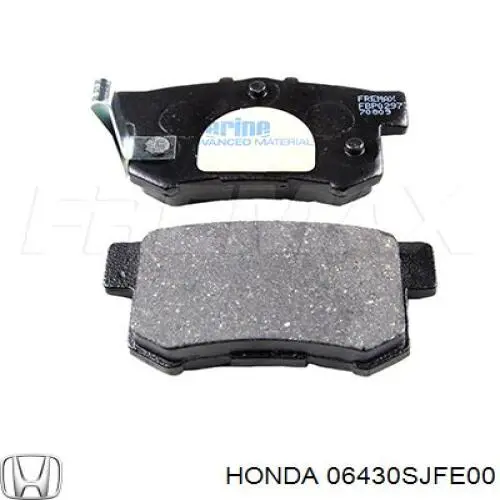 Купити 06430SJFE00 Honda Задні колодки