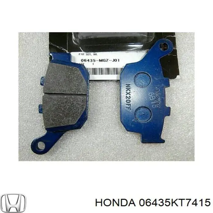 Задні гальмівні колодки Honda 06435KT7415 ціна, від 15.25 USD