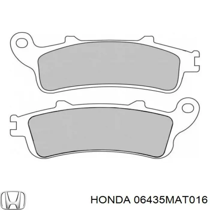 Купити 06435MAT016 Honda Задні колодки