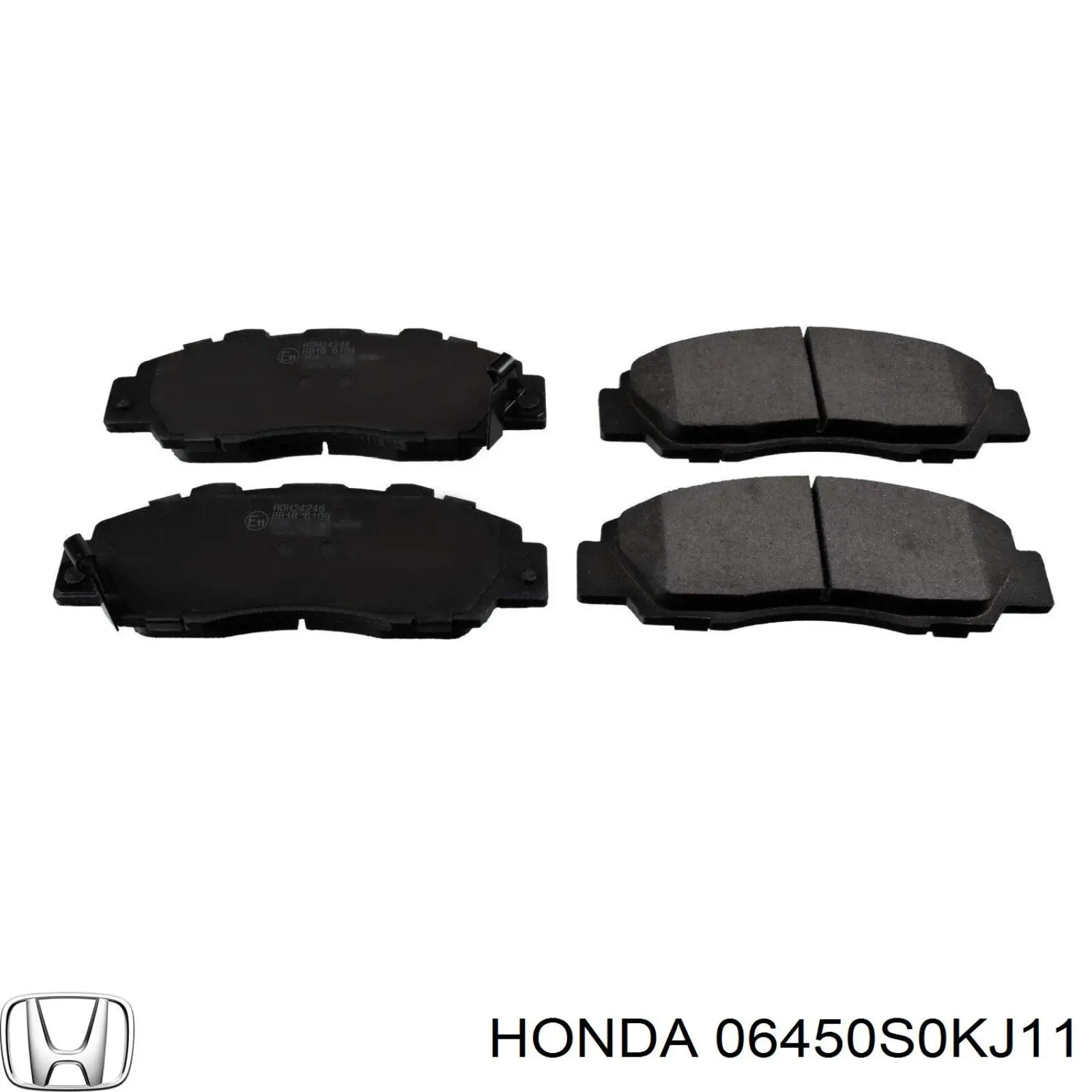 Купити 06450S0KJ11 Honda Колодки гальмівні передні, дискові