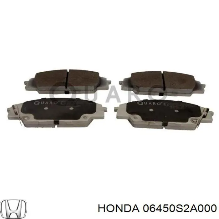 06450S2A000 Honda колодки гальмівні передні, дискові