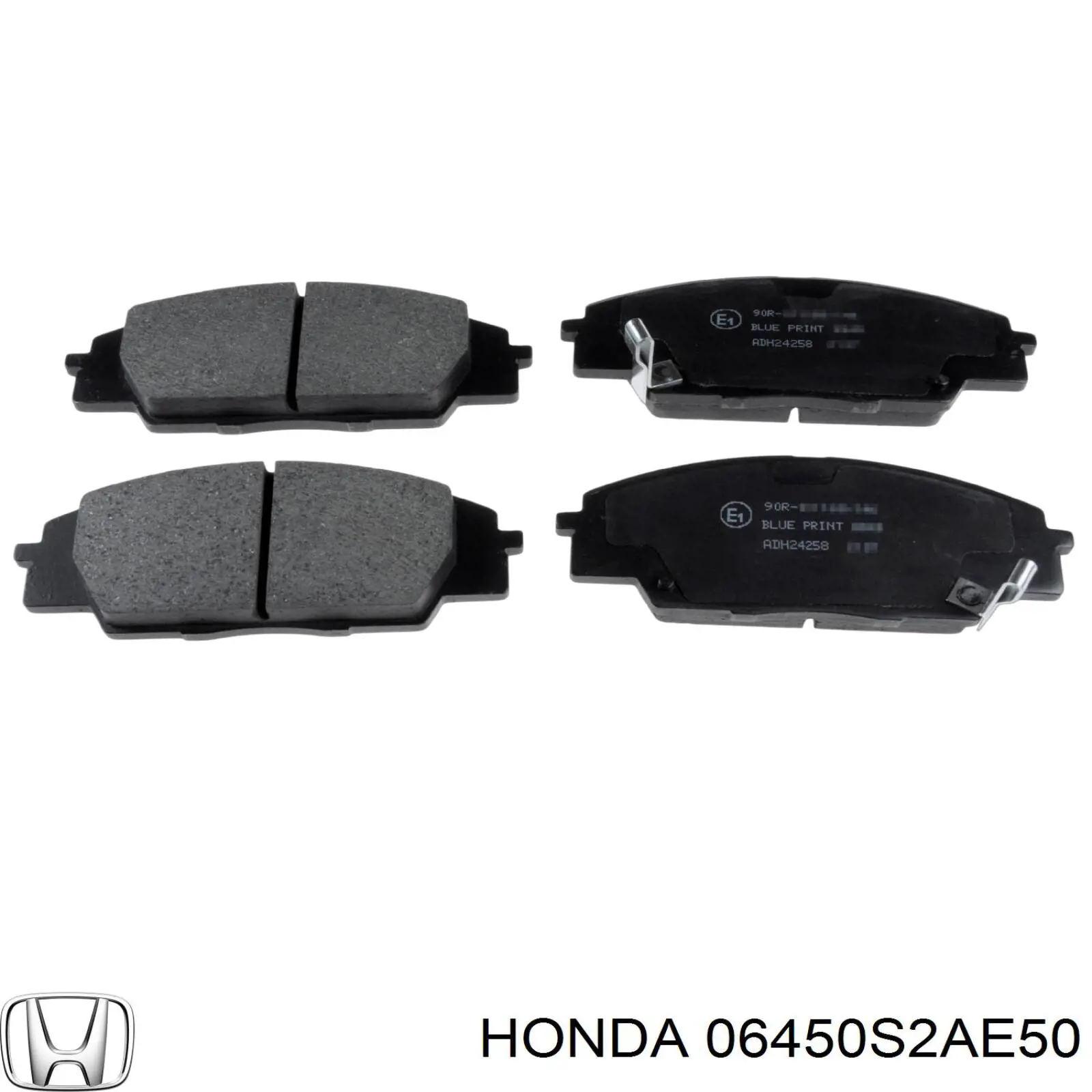 06450S2AE50 Honda колодки гальмівні передні, дискові