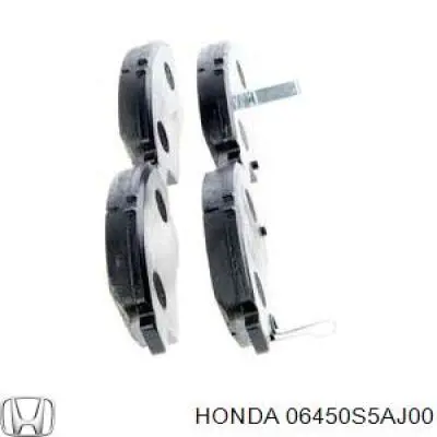 06450S5AJ00 Honda Передні гальмівні колодки