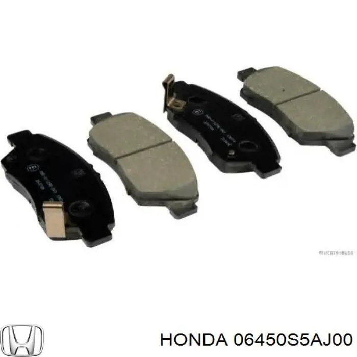 06450S5AJ00 Honda колодки гальмівні передні, дискові