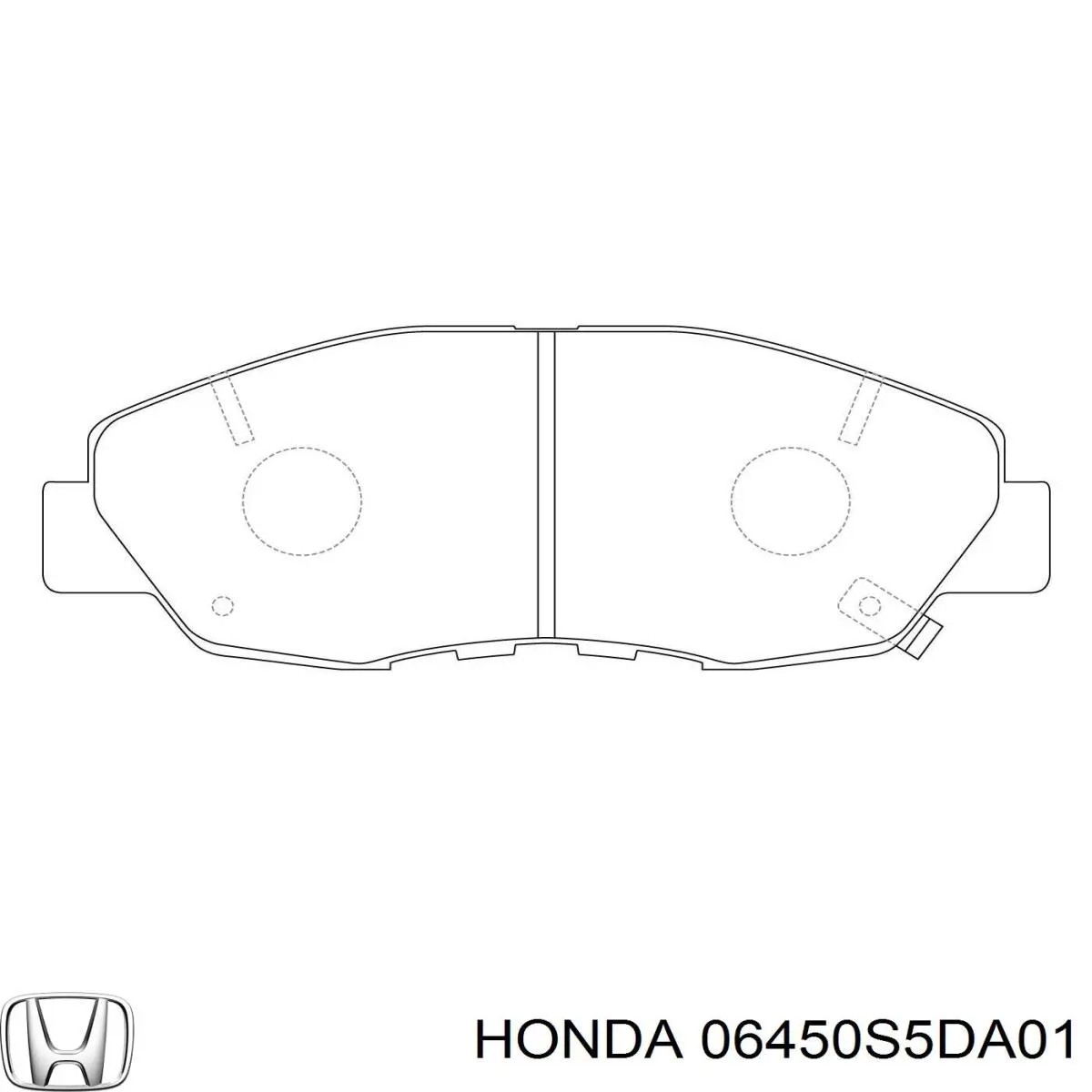 Гальмівні колодки Honda 06450S5DA01 ціна, від 19.53 USD