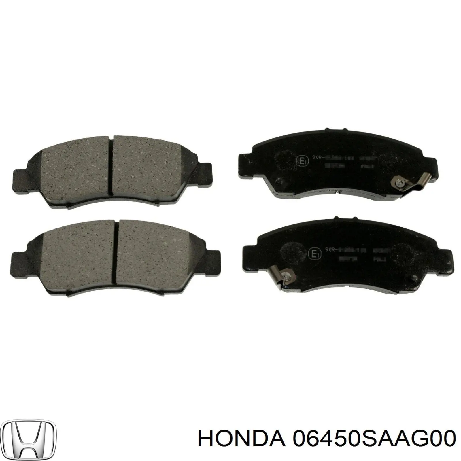 Купити 06450SAAG00 Honda Колодки гальмівні передні, дискові