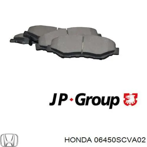 Гальмівні колодки Honda 06450SCVA02 ціна, від 25.37 USD
