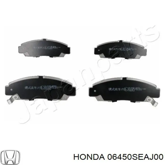 06450SEAJ00 Honda колодки гальмівні передні, дискові