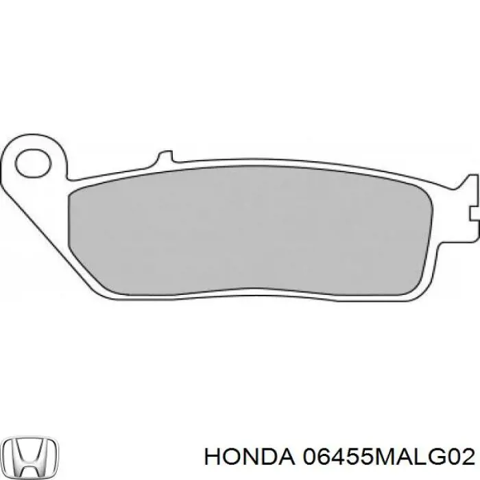 Гальмівні колодки Honda 06455MALG02 ціна, від 19.05 USD