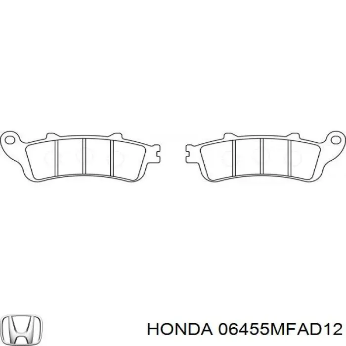 Передні тормозні колодки 07HO4206 Brembo