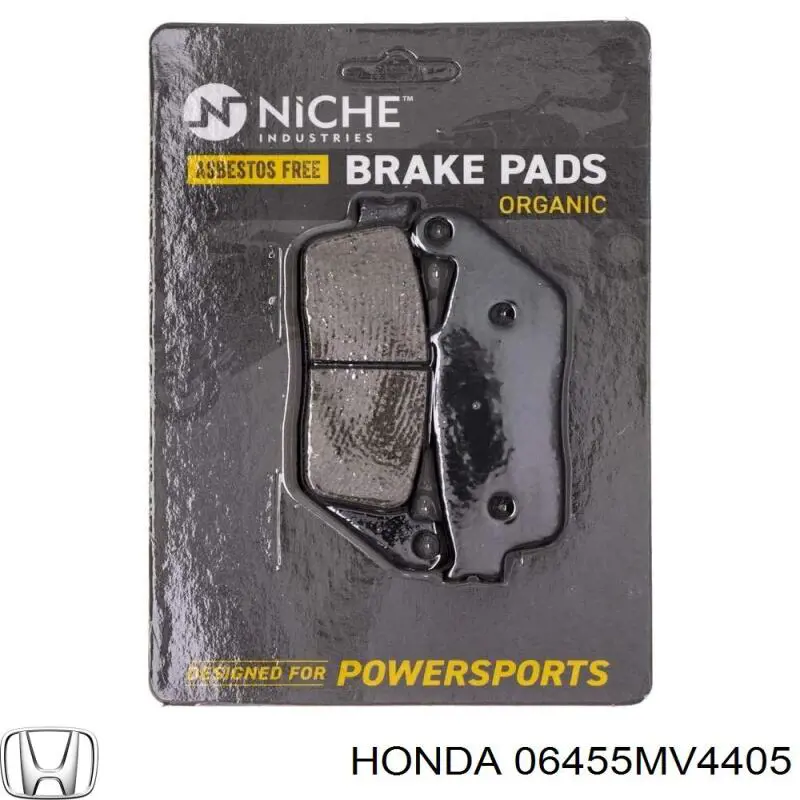 Купити 06455MV4405 Honda Колодки гальмівні передні, дискові