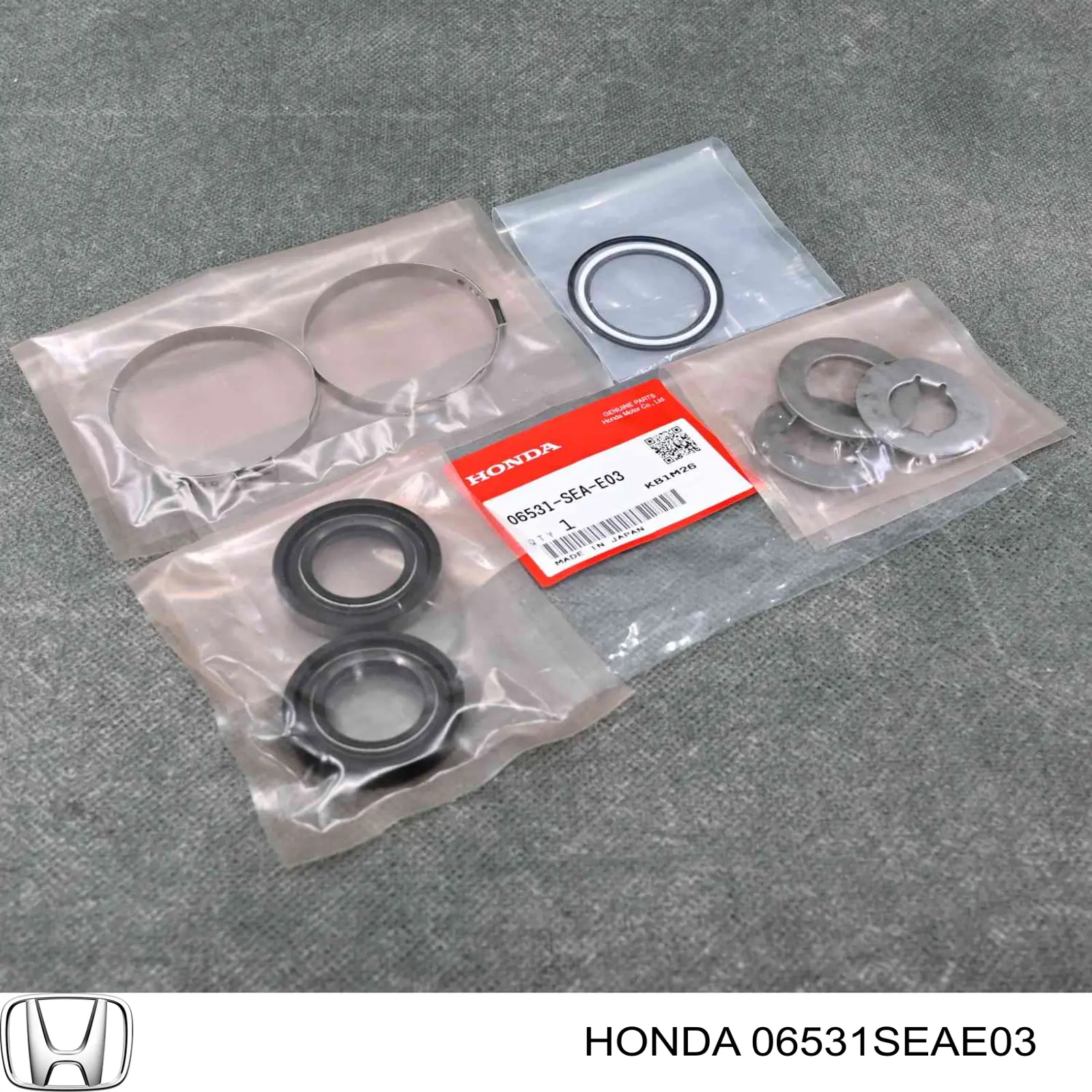 Ремкомплект рульової рейки (механізму) г/у, (комплект ущільнень) Honda Accord 7 (CL, CM) (Хонда Аккорд)