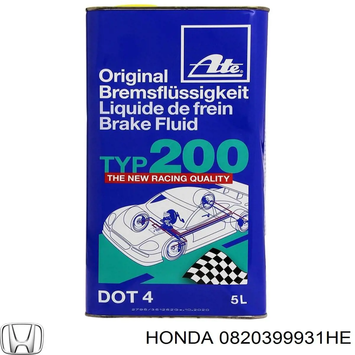 0820399931HE Honda Рідина гальмівна