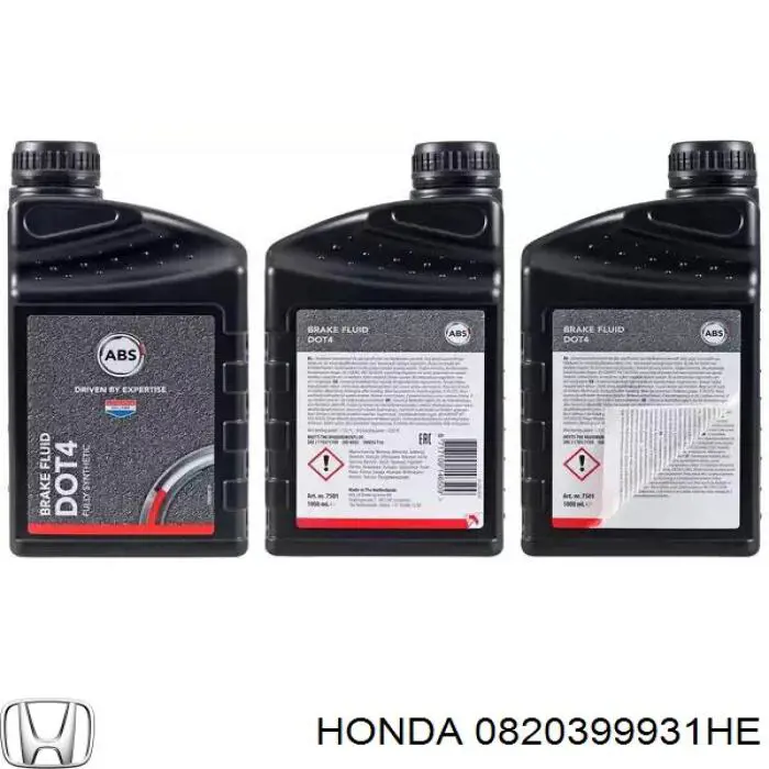 Рідина гальмівна Honda 0820399931HE ціна, від 3.29 USD