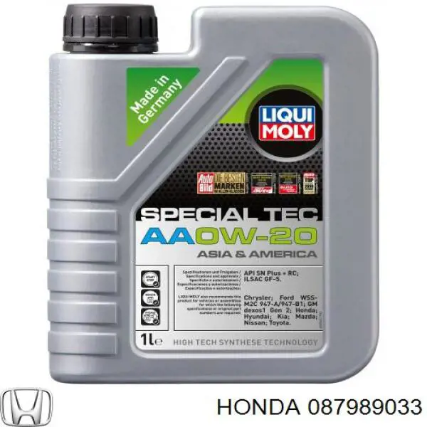 087989033 Honda Масло двигуна