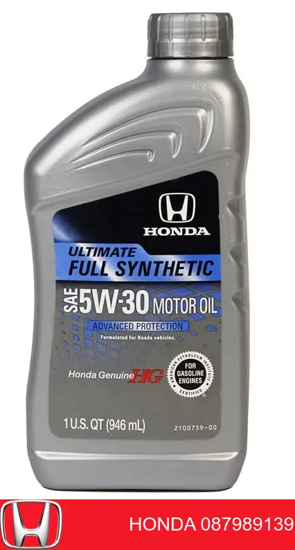 087989139 Honda Масло двигуна