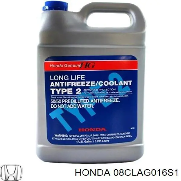 Антифріз концентрат Honda 08CLAG016S1 ціна, від 5.27 USD