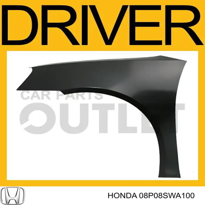 Бризковики передні, комплект Honda 08P08SWA100 ціна, від 22.86 USD