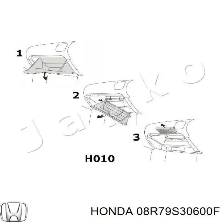  Фільтр салону Honda Prelude 5