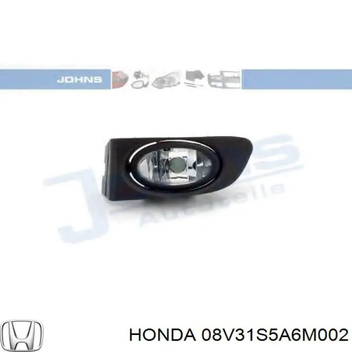 08V31S5A6M002 Honda Протитуманка ліва