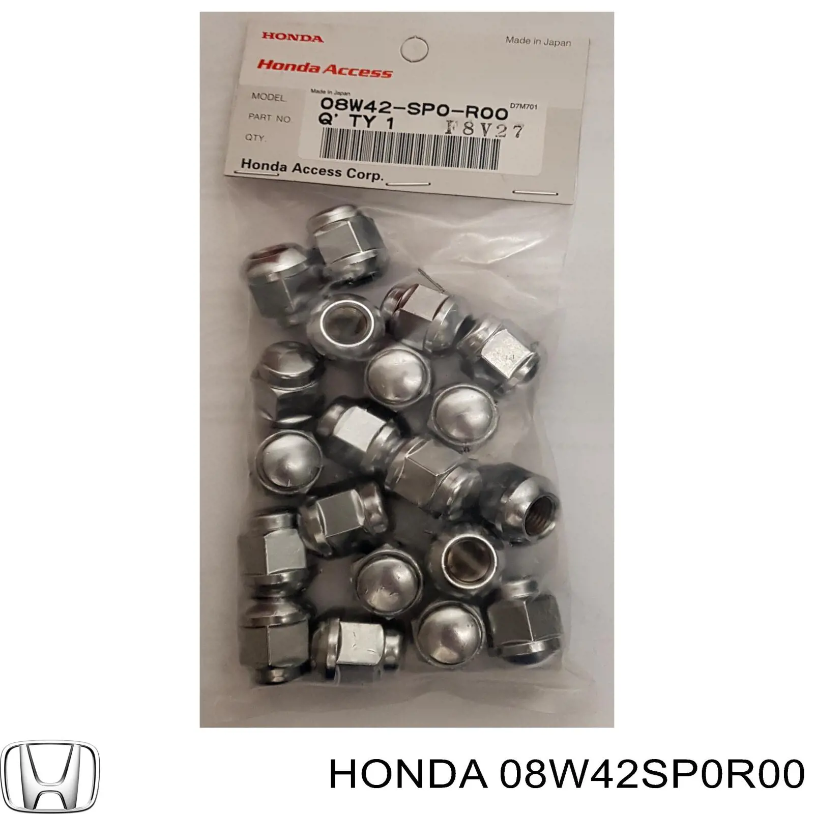 08W42SP0R00 Honda Гайка колеса