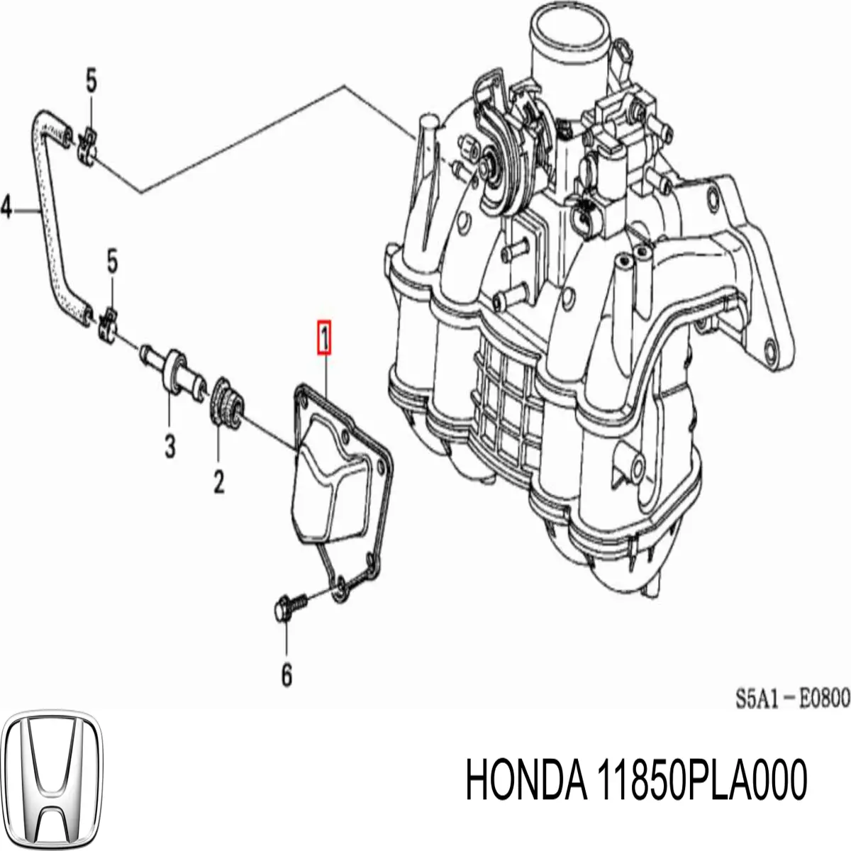 Купити 11850PLA000 Honda 