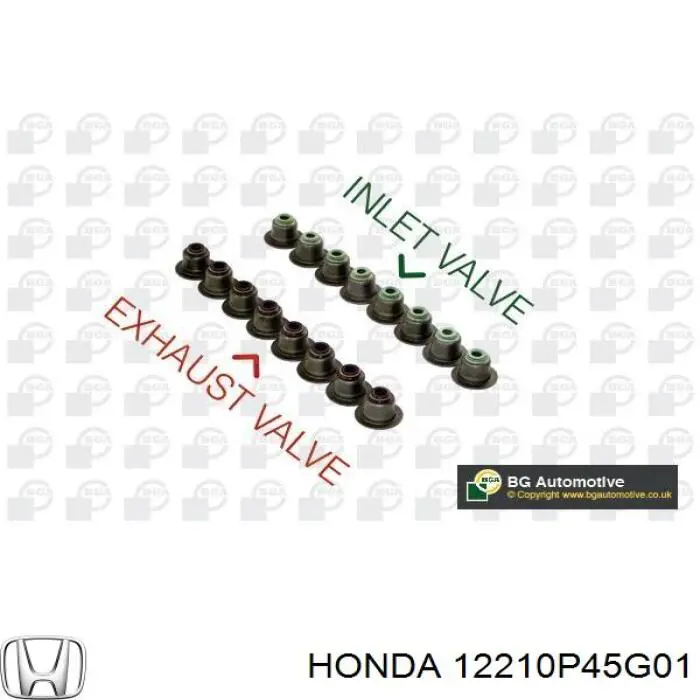 Купити 12210P45G01 Honda Сальник клапана (маслознімний), впускного