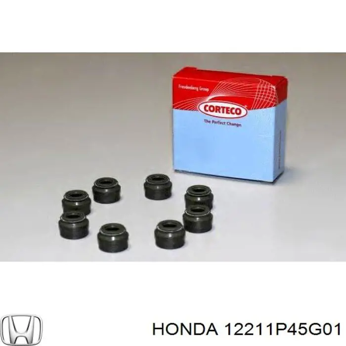 Сальник клапана (маслоз'йомного), випускного Honda 12211P45G01 ціна, від 1.35 USD