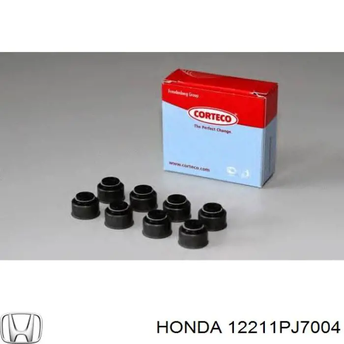 Сальник клапана (маслоз'йомного), випускного Honda 12211PJ7004 ціна, від 1.21 USD