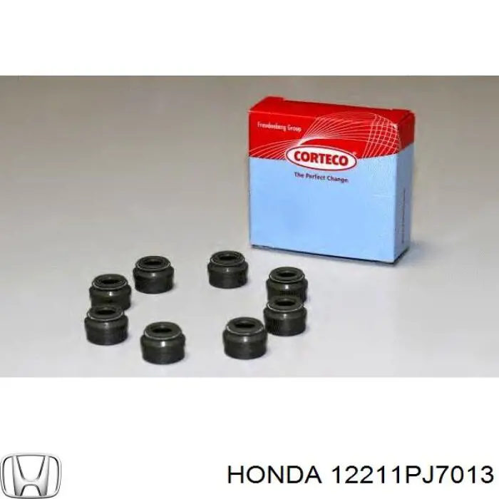 Сальник клапана (маслоз'йомного), випускного Honda 12211PJ7013 ціна, від 0.89 USD