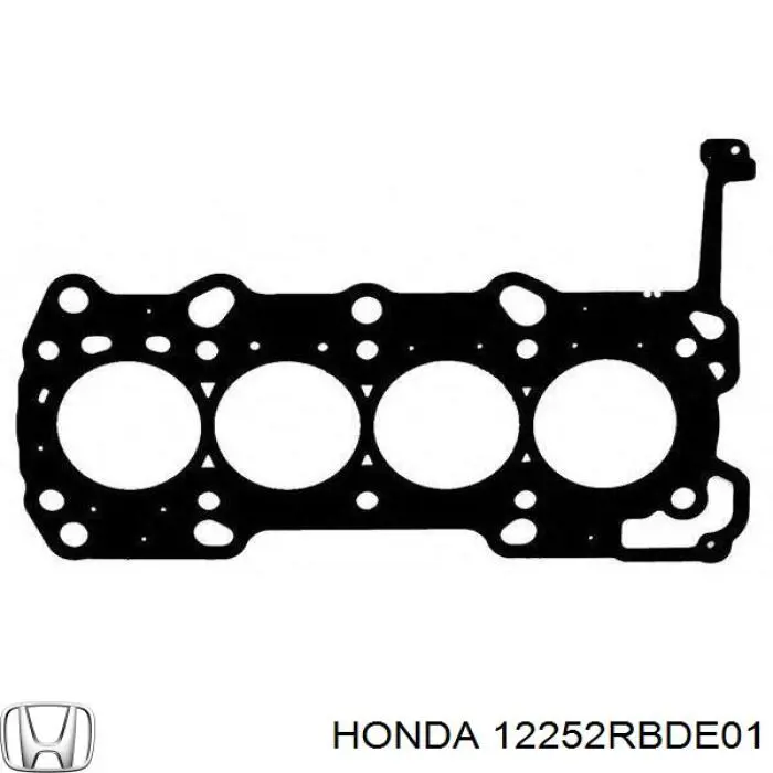 12252RBDE01 Honda Прокладка під головку