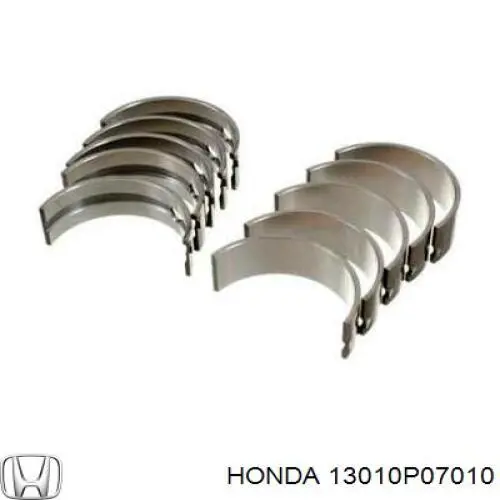 13010P07000 Honda Поршень з пальцем без кілець, 3-й ремонт (+0,75)