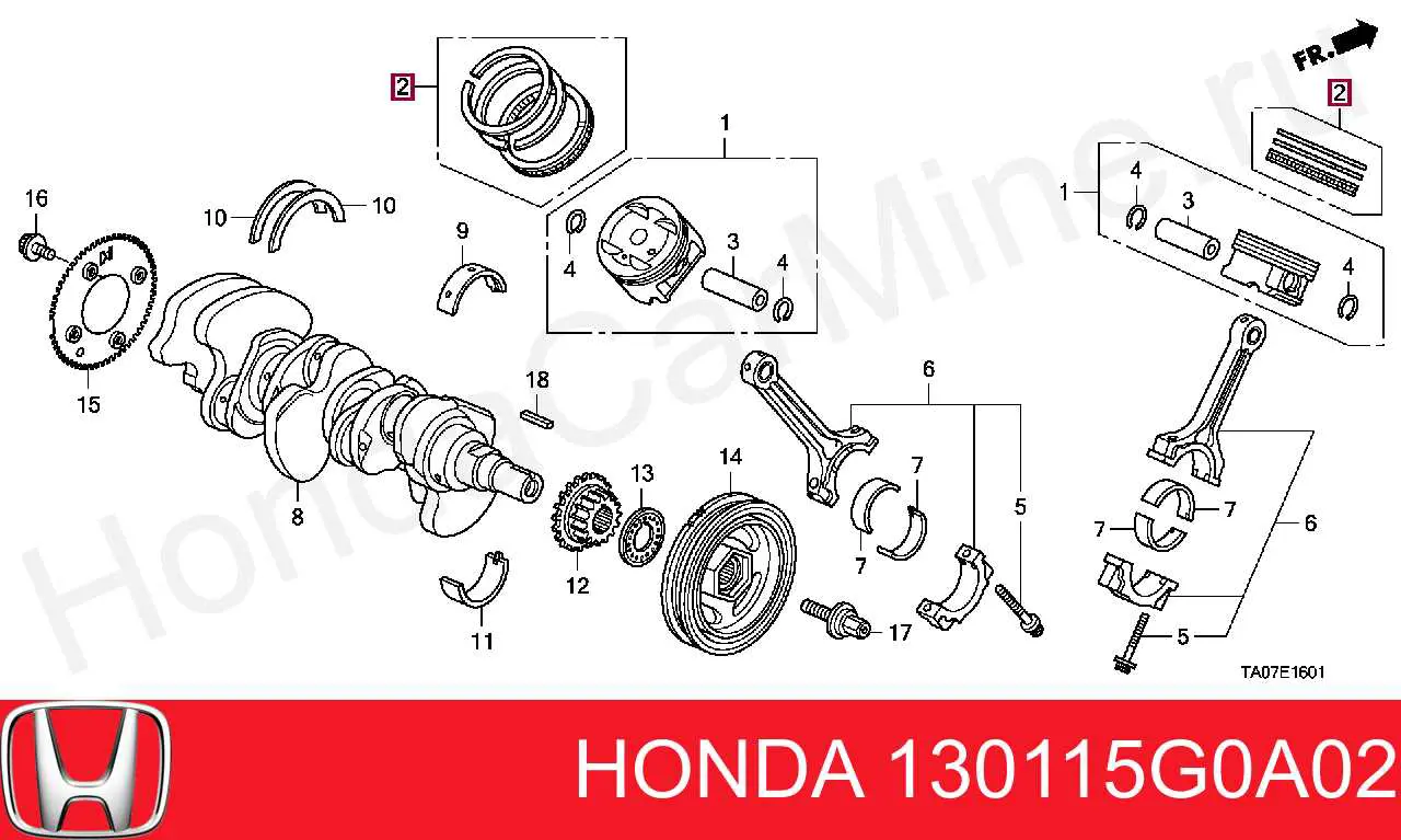 130115G0A02 Honda 