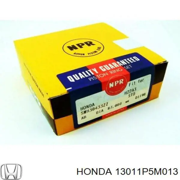 13011P5M003 Honda кільця поршневі комплект на мотор, std.