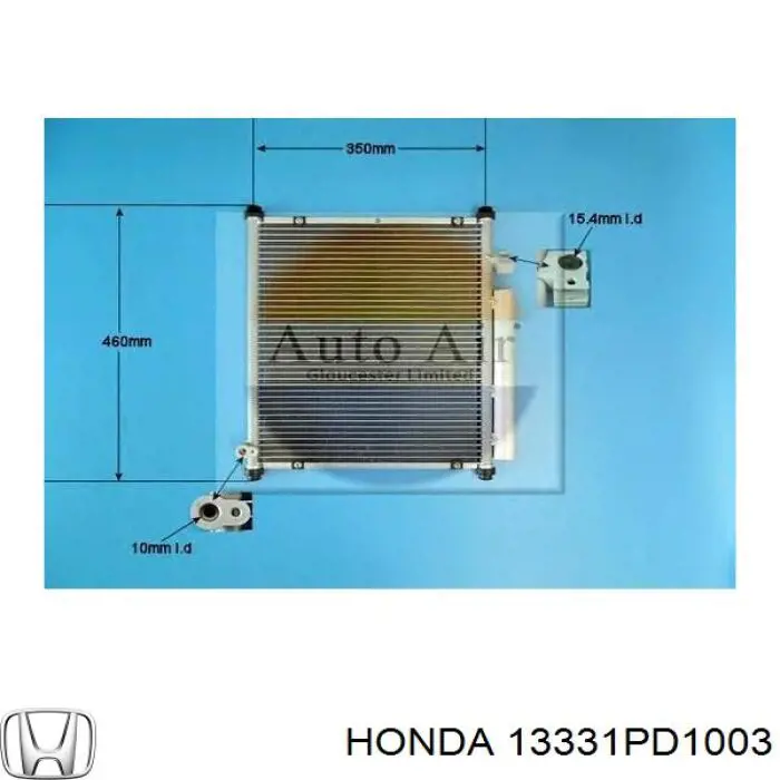 Півкільце підпірне (розбігу) колінвала, STD, комплект Honda 13331PD1003 ціна, від 1.57 USD