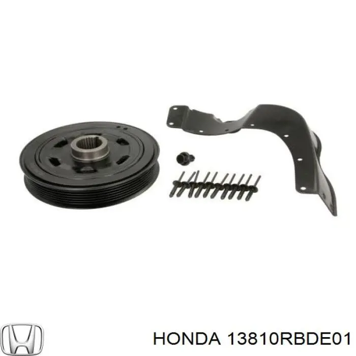 Купити 13810RBDE01 Honda Шків колінчастого вала