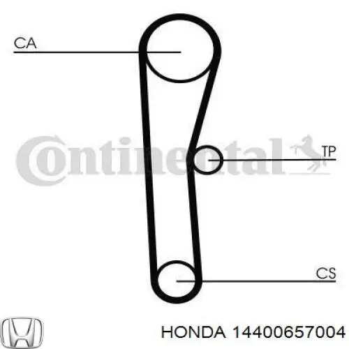 14400657004 Honda Ремінь двигуна