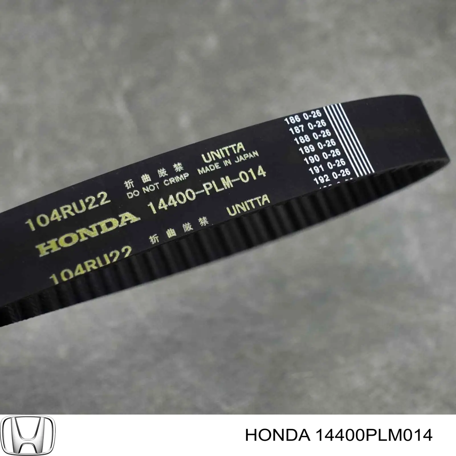 Ремінь ГРМ 14400PLM014 Honda