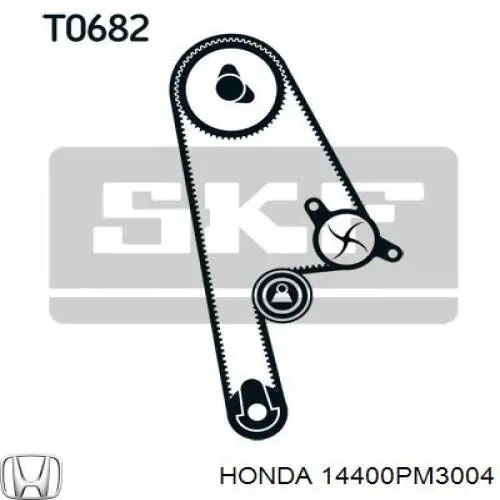 Ремінь ГРМ 14400PM3004 Honda