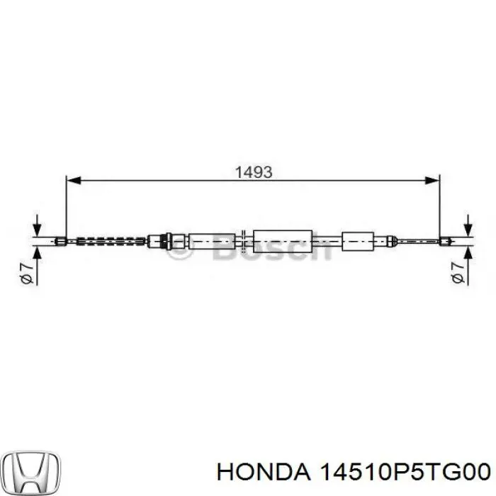 Ролик ГРМ Honda 14510P5TG00