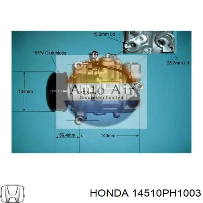 Ролик ГРМ Honda 14510PH1003
