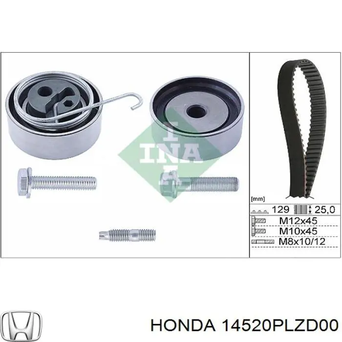 Ролик ременя ГРМ, паразитний Honda 14520PLZD00 ціна, від 21.08 USD