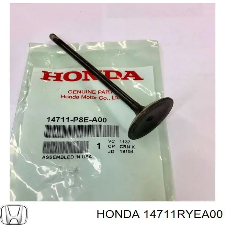 Клапан впускний Honda Accord CROSSTOUR (Хонда Аккорд)