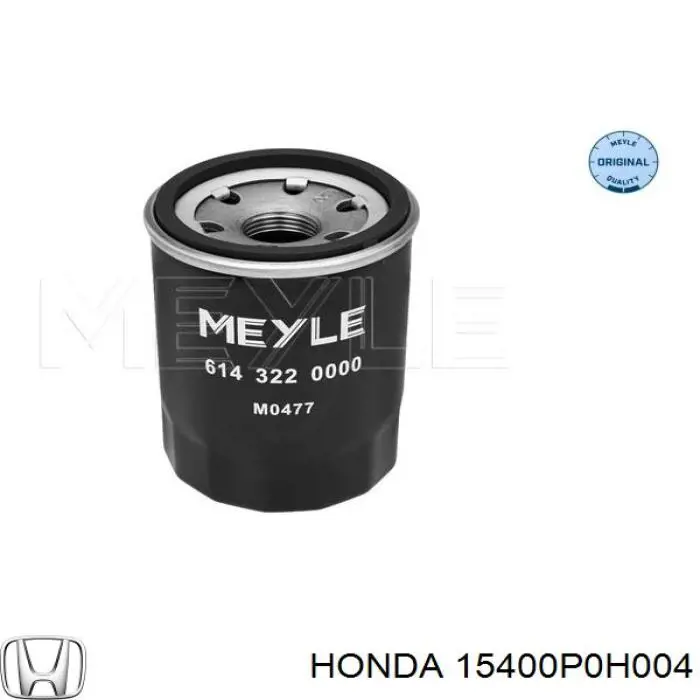 Масляний фільтр двигуна Honda 15400P0H004 ціна, від 6.73 USD