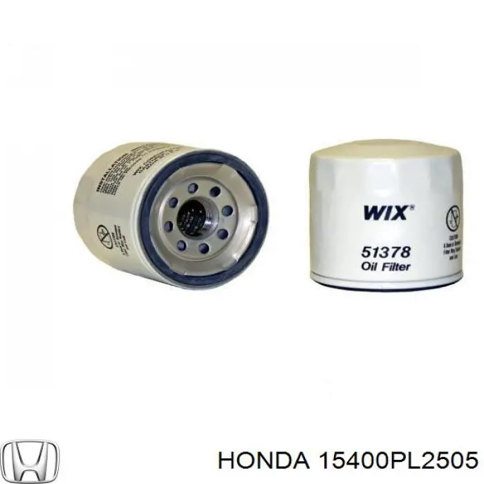 Масляний фільтр двигуна Honda 15400PL2505 ціна, від 110.94 UAH