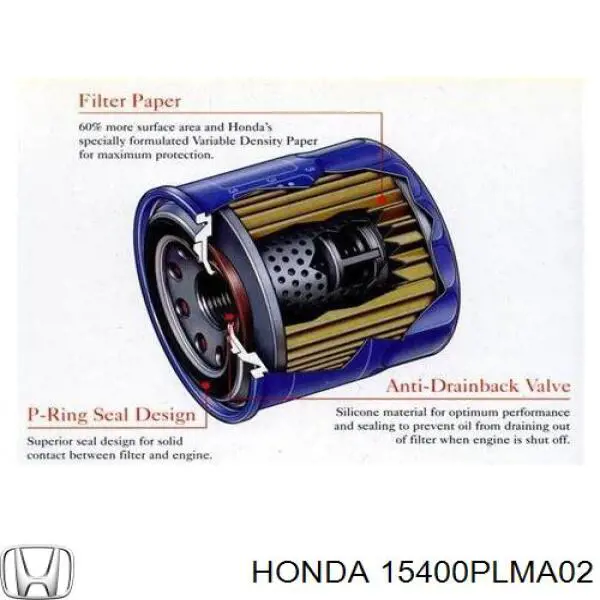 Масляний фільтр двигуна Honda 15400PLMA02 ціна, від 8.44 USD