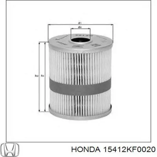 Фільтр масляний 15412KF0020 Honda