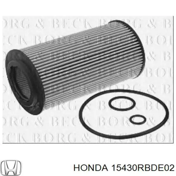 15430RBDE02 Honda Фільтр масла