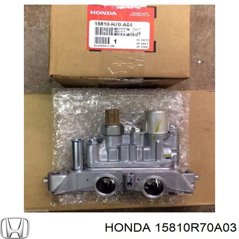15810R70A03 Honda клапан електромагнітний положення (фаз розподільного валу)