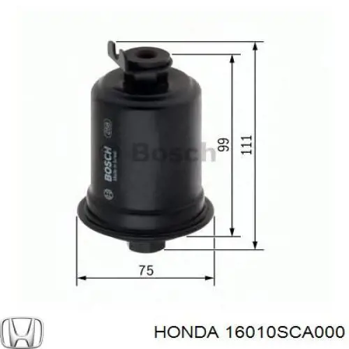 16010SCA000 Honda модуль паливного насосу, з датчиком рівня палива